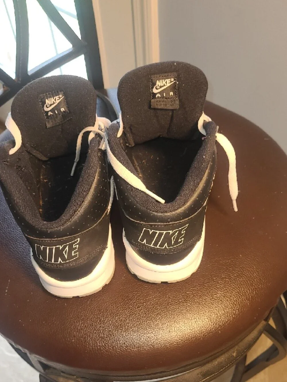 Nike Air Trainer High SC Raiders Black Smoke Grey Size 6.5 Youth